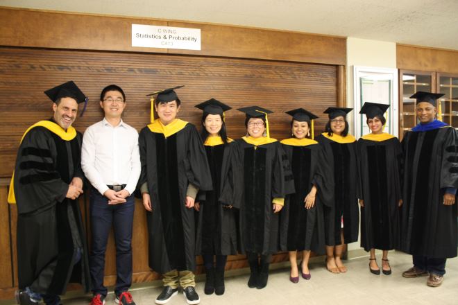 Graduating S T T Students. Caption contains names